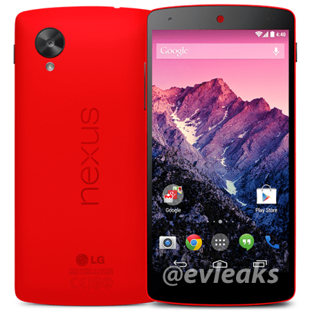Imagen - Nexus 5 en color rojo ya es oficial