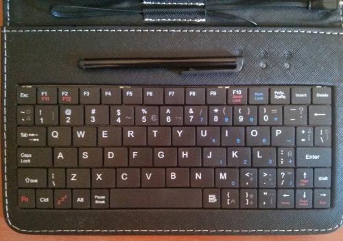 Imagen - Review: Funda de cuero con teclado espa&ntilde;ol para tablet de 7"